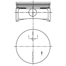 Píst KOLBENSCHMIDT 99741610
