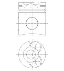 Píst KOLBENSCHMIDT 99750600