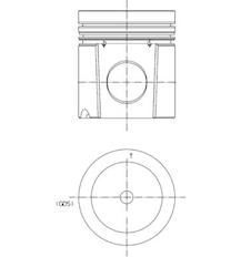 Píst KOLBENSCHMIDT 99799700