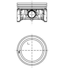 Píst KOLBENSCHMIDT 99913621