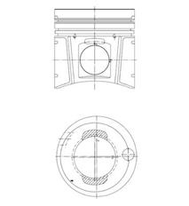 Píst KOLBENSCHMIDT 99973600