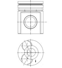 Píst KOLBENSCHMIDT 99991700