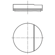 Píst MAHLE ORIGINAL 001 75 01