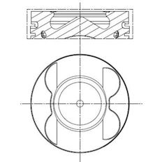 Píst MAHLE ORIGINAL 001 PI 00107 000