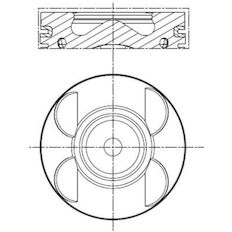 Píst MAHLE ORIGINAL 001 PI 00183 000