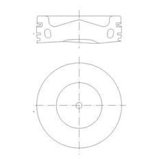 Píst MAHLE ORIGINAL 001 PI 00192 000