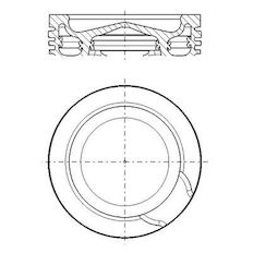 Píst MAHLE ORIGINAL 001 PI 00194 000