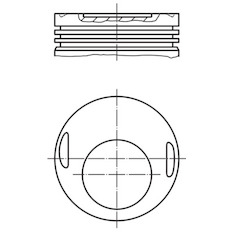 Píst MAHLE ORIGINAL 002 15 00