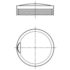 Píst MAHLE ORIGINAL 002 28 00