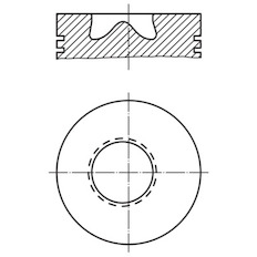 Píst MAHLE ORIGINAL 003 02 00