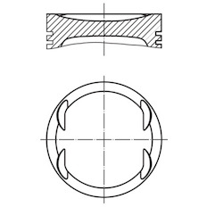 Píst MAHLE ORIGINAL 003 03 02