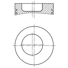 Píst MAHLE ORIGINAL 003 40 00