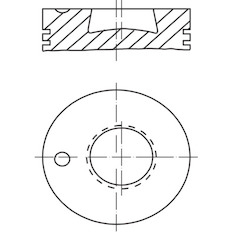 Píst MAHLE ORIGINAL 003 82 10