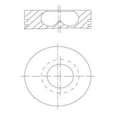 Píst MAHLE ORIGINAL 007 04 00