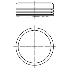 Píst MAHLE ORIGINAL 007 30 01