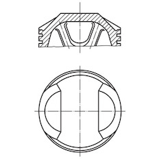 Píst MAHLE ORIGINAL 007 56 01