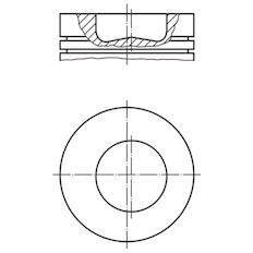 Píst MAHLE ORIGINAL 007 PI 00110 000