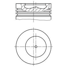 Píst MAHLE ORIGINAL 009 34 00