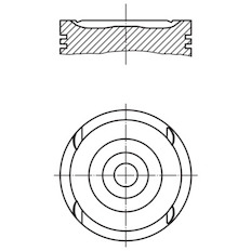 Píst MAHLE ORIGINAL 011 79 00