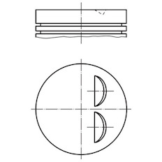 Píst MAHLE ORIGINAL 011 92 00