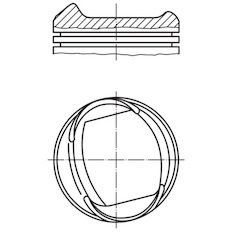 Píst MAHLE ORIGINAL 013 32 01