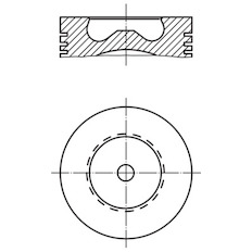 Píst MAHLE ORIGINAL 015 81 01