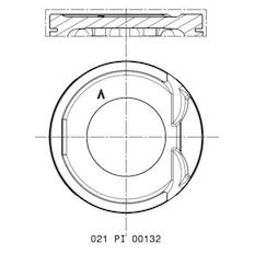 Píst MAHLE ORIGINAL 021 PI 00132 001