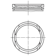 Píst MAHLE ORIGINAL 028 PI 00136 002