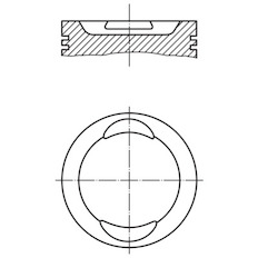 Píst MAHLE ORIGINAL 029 72 00