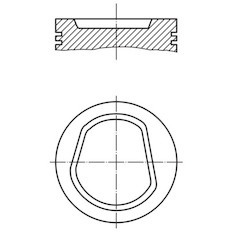 Píst MAHLE ORIGINAL 030 67 00