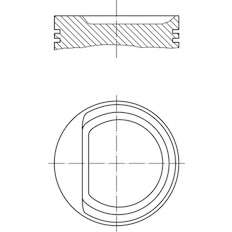 Píst MAHLE ORIGINAL 030 94 01