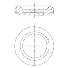 Píst MAHLE ORIGINAL 033 04 00