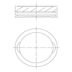 Píst MAHLE ORIGINAL 033 98 00