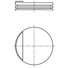 Píst MAHLE ORIGINAL 034 53 00