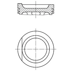 Píst MAHLE ORIGINAL 034 74 01