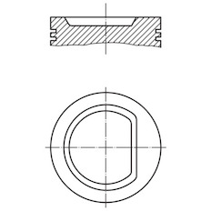 Píst MAHLE ORIGINAL 039 91 02