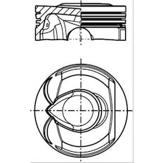 Píst MAHLE ORIGINAL 039 PI 00131 000