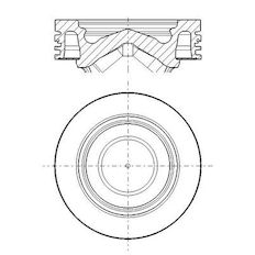 Píst MAHLE ORIGINAL 061 PI 00138 000