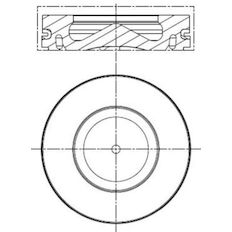 Píst MAHLE ORIGINAL 081 PI 00100 000