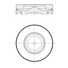 Píst MAHLE ORIGINAL 081 PI 00119 000