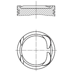 Píst MAHLE ORIGINAL 083 03 00