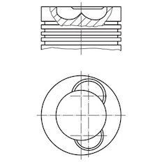 Píst MAHLE ORIGINAL 209 53 10