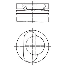 Píst MAHLE ORIGINAL 228 96 00