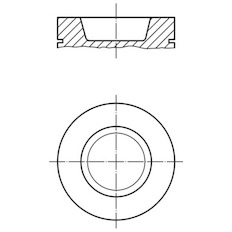 Píst MAHLE ORIGINAL 229 27 00