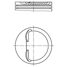 Píst MAHLE ORIGINAL 448 18 01