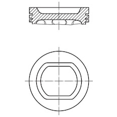 Píst MAHLE ORIGINAL 503 90 01