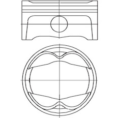 Píst MAHLE ORIGINAL 503 PI 00102 001