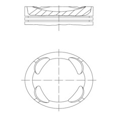 Píst MAHLE ORIGINAL 503 PI 00110 000