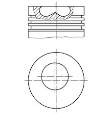 Píst MAHLE ORIGINAL 681 17 00