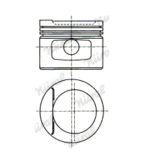 Píst NÜRAL 87-109700-30